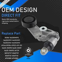 Serpentin-Antriebsriemen-Spannrollen-Kit für Toyota Corolla Matrix Pontiac Vibe MR2 Spyder Chevrolet Prizm 38286 166200W093