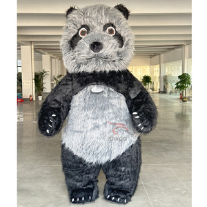 Costume de mascotte de <span class=keywords><strong>panda</strong></span> géant gonflable de 3m, vêtements de marche pour adultes, 2/2.6/3m, costumes gonflables de <span class=keywords><strong>panda</strong></span> Kunfu pour la <span class=keywords><strong>location</strong></span> d'événements - Product Image 3