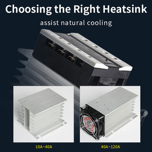 Трехфазное твердотельное реле KANE, конструкция раскладушки 10A 25A 40A 60A 80A <span class=keywords><strong>100A</strong></span> 120A, контроль переменного тока <span class=keywords><strong>3</strong></span> фазы SSR 25AA 40AA 380VAC - Product Image 4