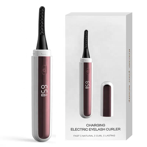 Rizador de pestañas eléctrico recargable al por mayor, rizador de pestañas de belleza planchado natural, clip rizador de pestañas eléctrico de larga duración - Product Image 1
