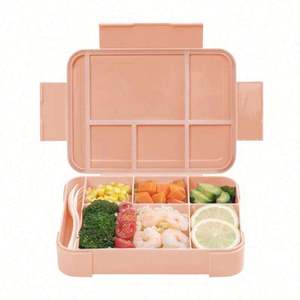 Boîte à salade de fruits scellée personnalisée pour enfants et étudiants, avec compartiments, compatible micro-ondes, OEM ODM - Product Image 6