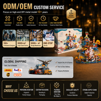 Qing Qiu bricolage 3D métal Puzzle modèle Kit éducatif en gros en vrac personnalisé tige jouet cadeau décor usine directe OEM CE EN71