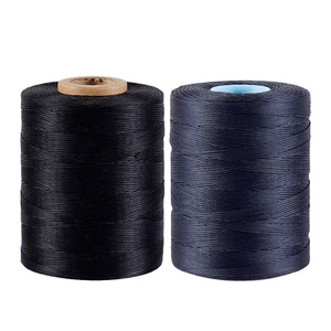 Eco-friendly High Tenacity Dyed 100% Polyester Waxed Flat Braided Sewing Thread for Outdoor Products - Product Image 2