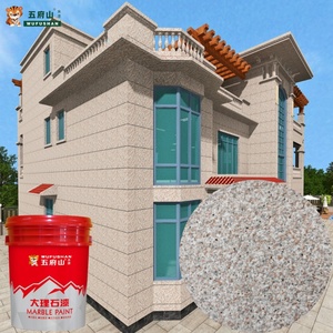 Revestimiento Líquido para Exteriores Wufushan de Alta Calidad, Resistente a la Intemperie y de Larga Duración, a Base de Agua, con Textura de Mármol, Pintura Electrostática - Product Image 1