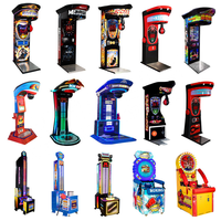 Machine de jeu d'arcade électronique de boxe dynamique à monnayeur, personnalisée, grand modèle, pour jeux d'amusement