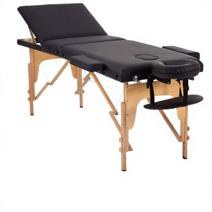 Table de massage pliable en bois moderne avec éponge haute densité - Portable pour usage commercial - Product Image 4