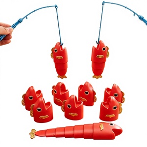 ชุดตกปลาเรดฟิชชิ่งมาสเตอร์ คันเบ็ดแบบยืดหดได้ รุ่นเยาวชน พร้อมรอกตกปลา สำหรับปลาขนาดใหญ่ ของเล่นพลาสติกเสริมพัฒนาการ - Product Image 1