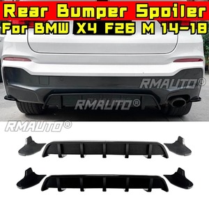 สำหรับ BMW X4 F26 M Sport 2014-2018 ชุดแต่งกันชนหลัง ลิปสปลิตเตอร์ ดิฟฟิวเซอร์ ชุดแต่งตัวถังรถยนต์ ฝาครอบป้องกันกันชน อุปกรณ์ตกแต่งรถยนต์ - Product Image 1