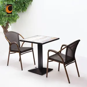 Populaire Nieuwe Moderne Design Turkse Outdoor Restaurant Set Relax Cafe Meubels