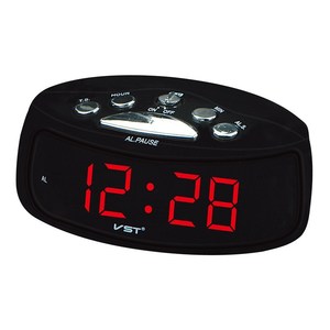 Reloj despertador LED enchufable, función <span class=keywords><strong>de</strong></span> repetición, ajuste Simple creativo, reloj Digital, Cable USB, función <span class=keywords><strong>de</strong></span> proyección <span class=keywords><strong>de</strong></span> movimiento electrónico - Product Image 1