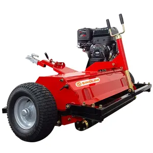 Quad Getrokken Atv Dorsvlegel Maaier 15Hp Benzinemotor Tuin Gras Cutter Grasmaaier Motor