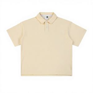 Chemise de golf pour homme en coton bleu marine, anti-plis, personnalisable, avec logo brodé et motif imprimé – Vente en gros - Product Image 4