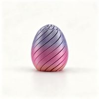 Boredom Buster for Workspace 3D Printed Spiral Fidget Egg Eco-Friendly PLA Smooth Spiral Twist Top Rated Gift Decoration