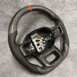 Volante de Fibra de Carbono Personalizado para <span class=keywords><strong>Ford</strong></span> F150 XLT Tremor STX <span class=keywords><strong>Raptor</strong></span> R 2019-2025, Accesorios de Modificación de Automóviles - Product Image 2