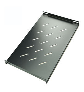 Étagère fixe et coulissante de 19 pouces pour racks 1U 2U, plateau cantilever en matériau SPCC, noir RAL9004, profondeur 250 mm 350 mm - Product Image 4