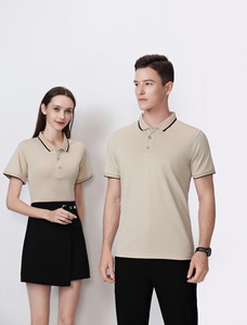 Camisetas de hombre bordadas de media manga corta transpirables de verano para hombre de alta calidad al por mayor, camiseta <span class=keywords><strong>Polo</strong></span> para hombre, venta al por mayor de 2017 - Product Image 5