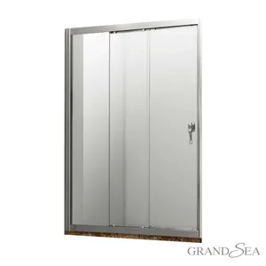 Hot Sale Entry Easy Sliding Shower Door 10cm Adjustment 6mm Tempered Glass Shower Room