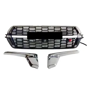 YBJ Car Accessories Body Parts Facelift LED Front Bumper Grille For TOYOTA Land Cruiser 2016-2021 To LC300 Styles Turning Light