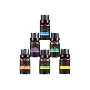 100% puro nuovo Aroma Set di olio essenziale Private Label con lavanda fresca menta piperita 6 Pack olio per massaggio olio per il corpo fornitura OEM - Product Image 3