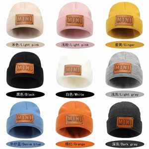 Gorros de Punto Acrílicos Personalizados al por Mayor con Logotipo, Unisex, de Alta Calidad, Lisos, Teñidos, de Color Sólido, para Bebés y Niños, para la Playa o Negocios - Product Image 4