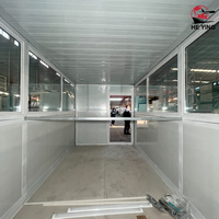 Maison conteneur préfabriquée extensible de 20 pieds et 40 pieds prête à être expédiée, à vendre, livraison rapide, mini-maison préfabriquée 3, 4 ou 5 chambres