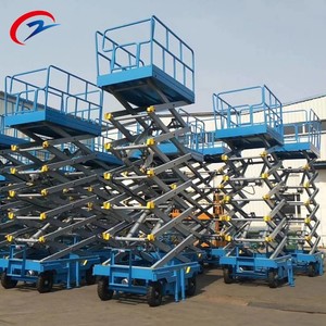 Plateforme élévatrice à ciseaux électrique mobile, plateforme élévatrice verticale à ciseaux, hauteur 4m-18m, capacité 500kg, plateforme élévatrice pour personnel - Product Image 4