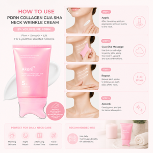 Akaril 90g Crema Antirughe per Collo con PDRN e Collagene, 5% Volufiline, Rassodante, Levigante, Elasticizzante, Testata Dermatologicamente - Product Image 6