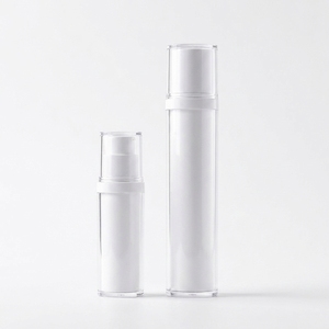 Flacon pompe sans air de luxe personnalisé, contenant cosmétique transparent haut de gamme pour sérum, lotion, soins de la peau, <span class=keywords><strong>spa</strong></span>, marque de beauté, OEM, ODM, emballage de marque - Product Image 2