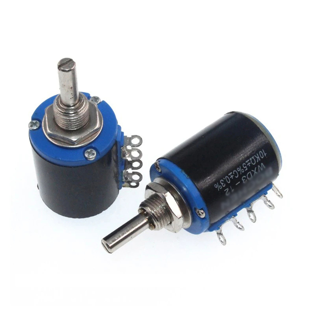 WXD3-12-1W High precision adjustable multi-turn potentiometer 470K 4.7K 10K 22K 33K 47K