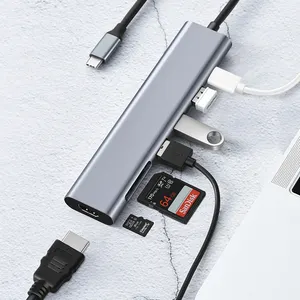 USB 2.0 Hub Multi USB Splitter Hub Use Power Adapter 4/7 Port Multiple Expander USB 3.0 Hub with Switch 30CM Cable