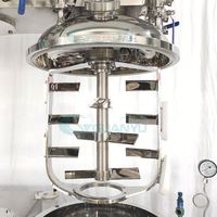 Machine de fabrication de pommades hydraulique Guanyu 200L, mélangeur de crèmes et lotions cosmétiques, homogénéisateur émulsifiant sous vide