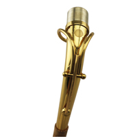 Eastern Music Pro Use Gold Lacquer Alto Saxophone Mark VI Style with Contoured PC Flight case