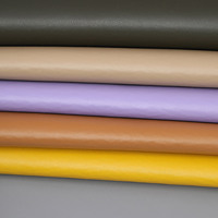 Tela de Cuero Vegano PU de Alta Calidad, Ecológica, Impermeable, con Relieve, para Bolsos, Prendas y Textiles para el Hogar - en Rollo