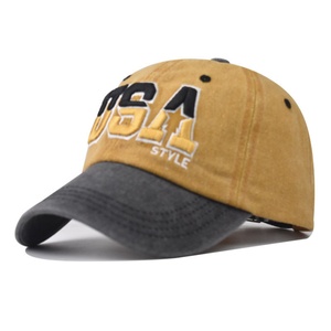 Casquettes de baseball classiques en coton brodé avec logo personnalisé, drapeau américain, pour le sport et les activités de plein air, ajustables avec fermeture snapback, vente en gros - Product Image 5