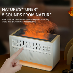 Factory Wholesale Portable Plastic Household BT Timer Printer White Noise Machine 8 Sleep Meditation <b>Essential</b> <b>Oil</b> <b>Diffuser</b> USB - Product Image 6
