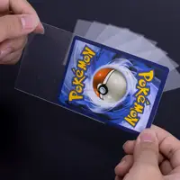 Оптовая продажа, Защитные чехлы для карт Pokemon 66x91, идеально подходят для внутренних торговых карт
