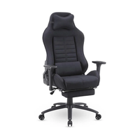 Chaise de jeu personnalisée par le fabricant, dossier haut, cuir, accoudoirs 3D, mousse haute densité, soutien lombaire, chaise inclinable pour PC, pour les joueurs