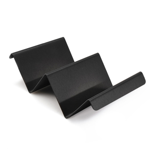 Stylish <span class=keywords><strong>restaurant</strong></span> custom metal stainless steel food truck taco tray plate shell rack stand holder set of 2/3/4 pack taco rack - Product Image 3