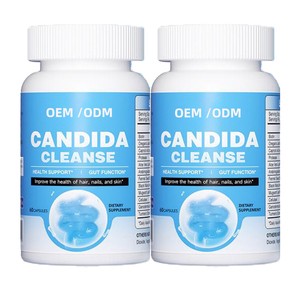 OEM ODM Candida Temizleyici - Bağırsak ve Kolon Desteği (60 Kapsül) - Erkekler ve Kadınlar için - Bağırsak Detoksu için Doğal Bitkiler - Product Image 1