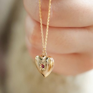 Collier pendentif cœur en zircon <span class=keywords><strong>Love</strong></span> Opening Album, chaîne à maillons en laiton tendance, cadeau d'anniversaire de décembre - Product Image 2