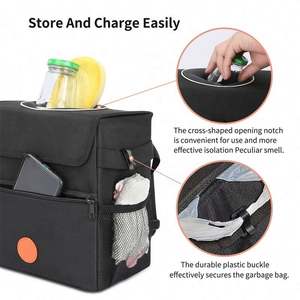 Muestra Gratis, Cubo de Basura para Auto 100% a Prueba de Fugas, Cubo de Basura Impermeable para Auto, Cubo de Basura Multiusos para Bolsas de Basura de Auto - Product Image 3