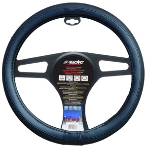 Total Black <b>Steering</b> <b>Wheel</b> <b>Cover</b> - Product Image 1