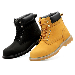 בנייה באיכות גבוהה גברים Nubuck פרה עור מגפי נעלי לעבודה S3 SRC - Product Image 6