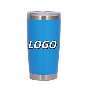 X527 Custom Logo 20 Oz Powder Coated Regular Tumblers Double Wall Vacuum <b>Insulated</b> Stainless Steel Coffee Car Travel <b>Mug</b> - Product Image 1