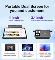 Tablette POS Noryox NB11T 11'' Android 14 8 cœurs 4+64 Go NFC avec imprimante thermique pour commande et paiement en restaurant