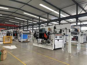 Các tông sóng giấy Hội Đồng Quản trị hộp carton phẳng chết cắt cresing bốn bên Tước máy - Product Image 6