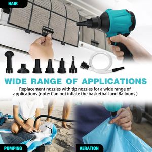 <b>Car</b> Wash <b>Inflatable</b> Cordless Leaf Air Blowes Machine Blower Vacuum Cleaner Mover Dust for Makitas CB05 <b>Inflatable</b> Blower CB05 - Product Image 2