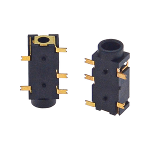 PJ-327 ช่องเสียบแจ็คเสียงสเตอริโอขนาด 3.5 มม., แบบติดตั้ง SMT 5 พินพร้อมหน้าสัมผัสเคลือบทอง, ขั้วต่อตัวเมียคุณภาพสูง - Product Image 3