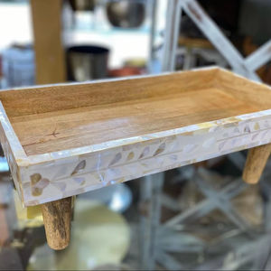 Plateau de service artisanal de luxe pour thé café collations améliore la décoration de table dans les salles à manger ou les salons Commande minimum 20 pièces - Product Image 1