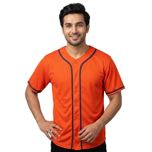 High Quality Custom Baseball Jersey Sublimation Shirt Training Sportswear Youth Men Women Team Wear - Product Image 1